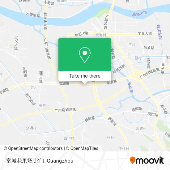 富城花果场-北门 map
