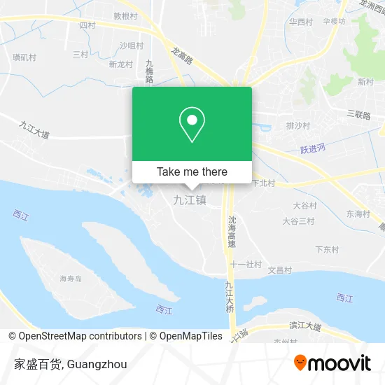家盛百货 map