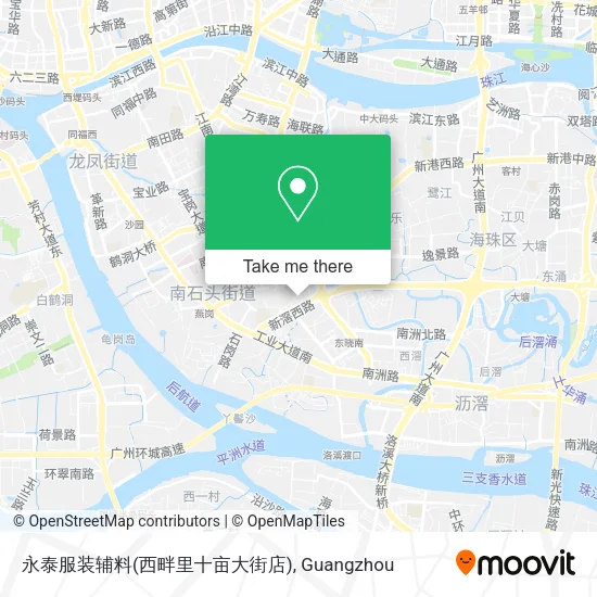 永泰服装辅料(西畔里十亩大街店) map