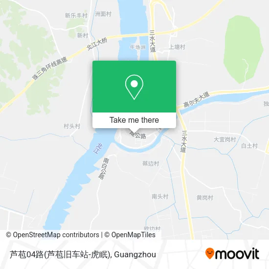 芦苞04路(芦苞旧车站-虎眠) map
