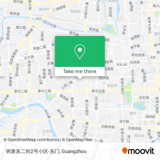 弼唐东二街2号小区-东门 map
