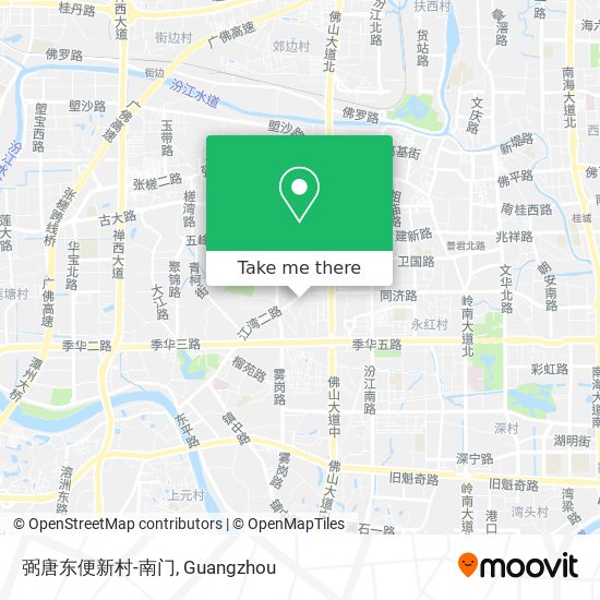 弼唐东便新村-南门 map