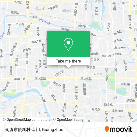 弼唐东便新村-南门 map