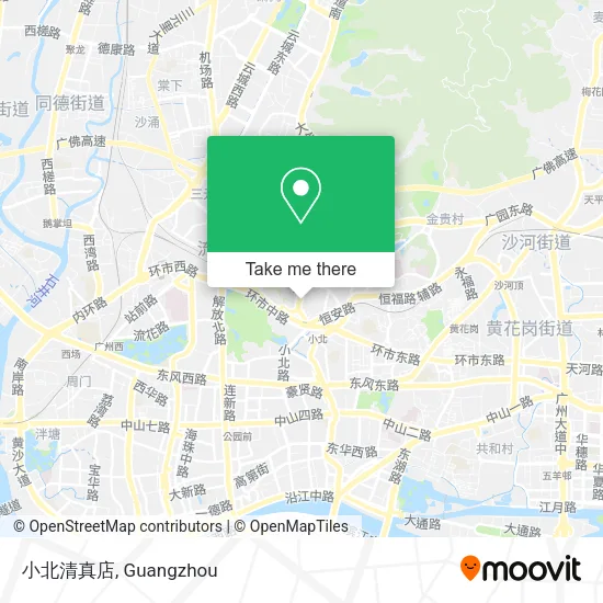 小北清真店 map