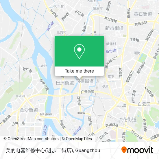 美的电器维修中心(进步二街店) map