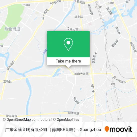 广东金满音响有限公司（德国KE音响） map