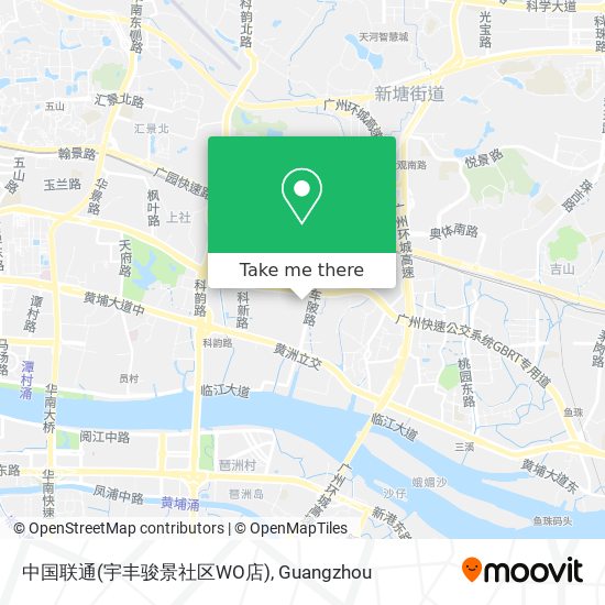 中国联通(宇丰骏景社区WO店) map
