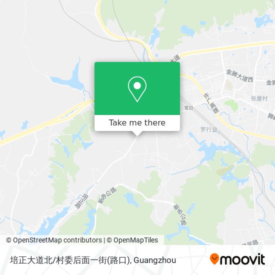 培正大道北/村委后面一街(路口) map