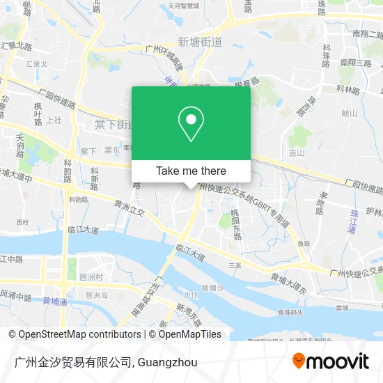 广州金汐贸易有限公司 map