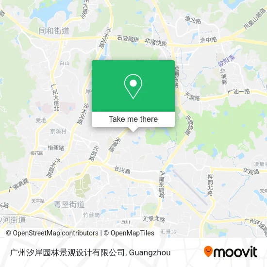 广州汐岸园林景观设计有限公司 map