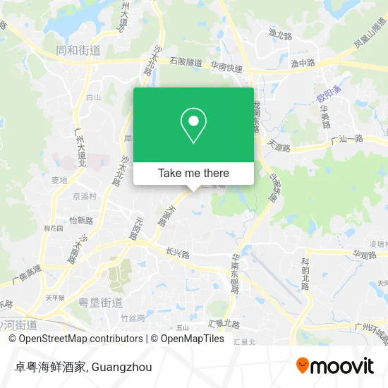 卓粤海鲜酒家 map