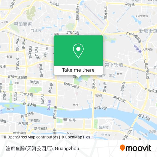 渔痴鱼醉(天河公园店) map