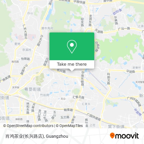 肖鸿茶业(长兴路店) map