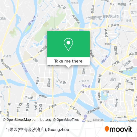 百果园(中海金沙湾店) map