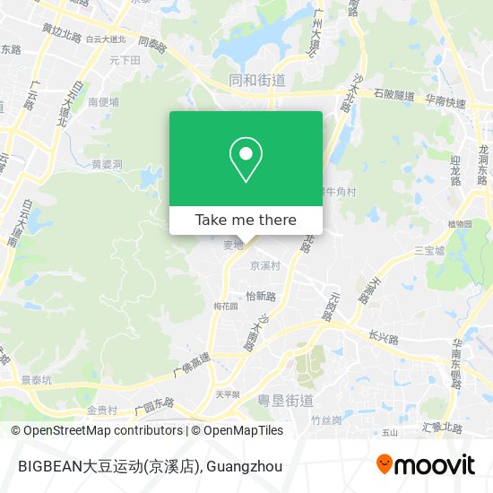 BIGBEAN大豆运动(京溪店) map