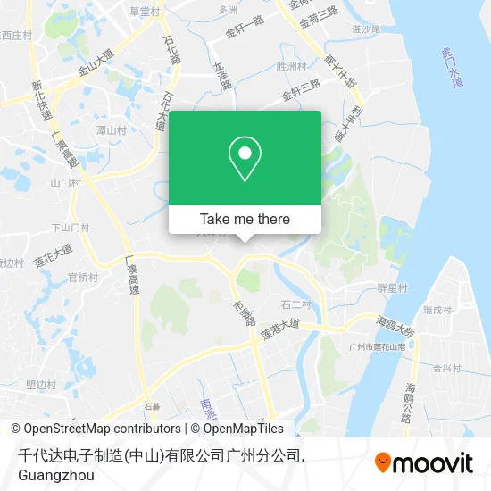千代达电子制造(中山)有限公司广州分公司 map