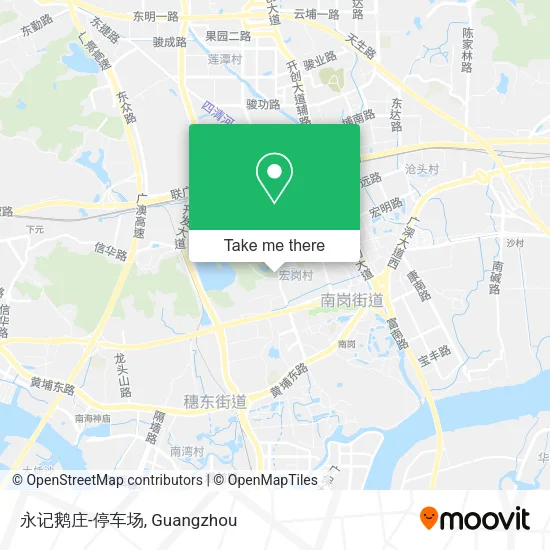 永记鹅庄-停车场 map