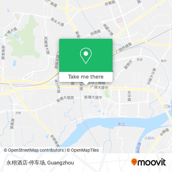 永栩酒店-停车场 map