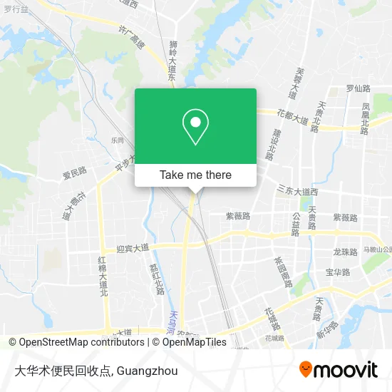 大华术便民回收点 map