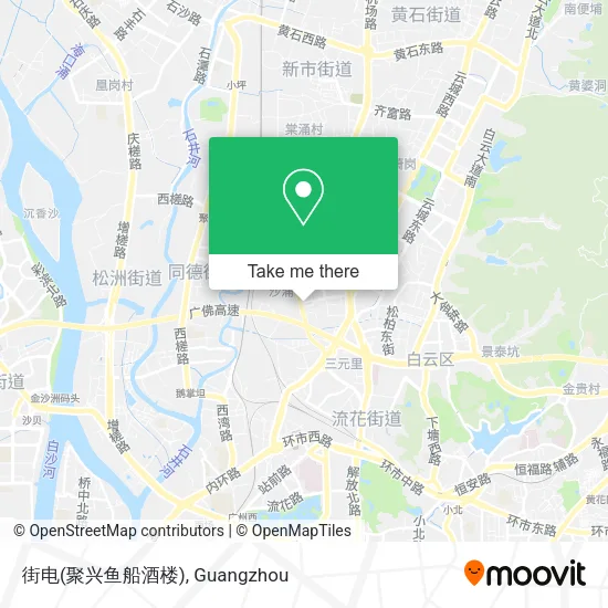 街电(聚兴鱼船酒楼) map