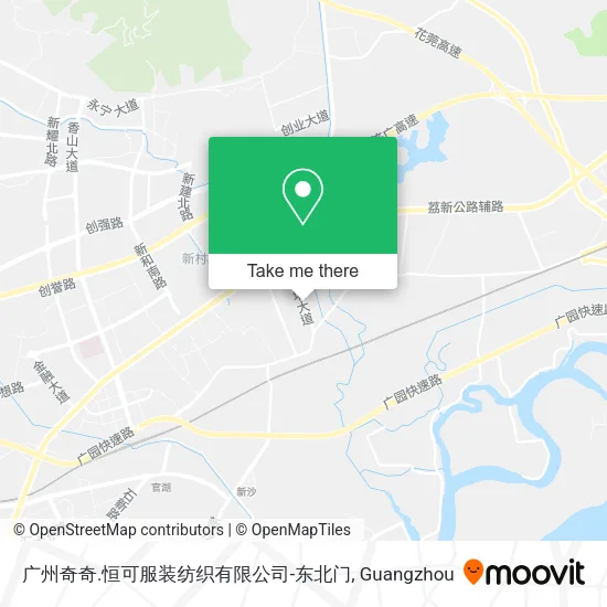 广州奇奇.恒可服装纺织有限公司-东北门 map