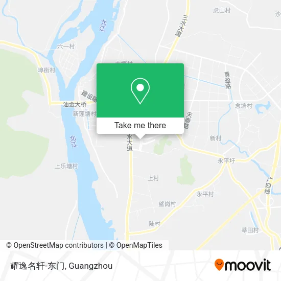 耀逸名轩-东门 map