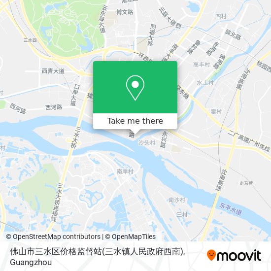 佛山市三水区价格监督站(三水镇人民政府西南) map