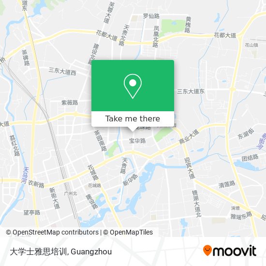 大学士雅思培训 map