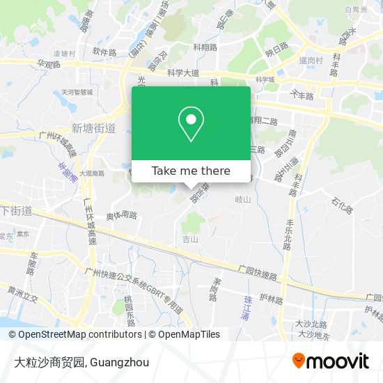 大粒沙商贸园 map