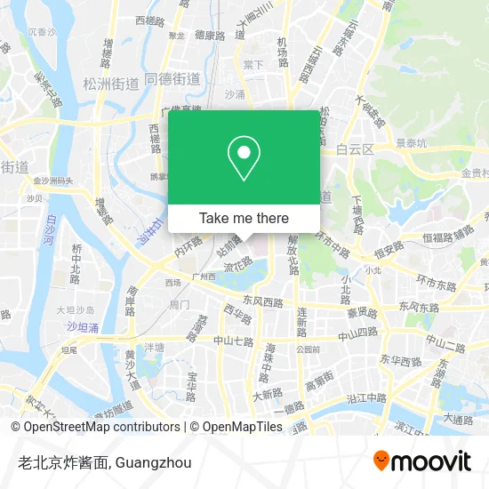 老北京炸酱面 map