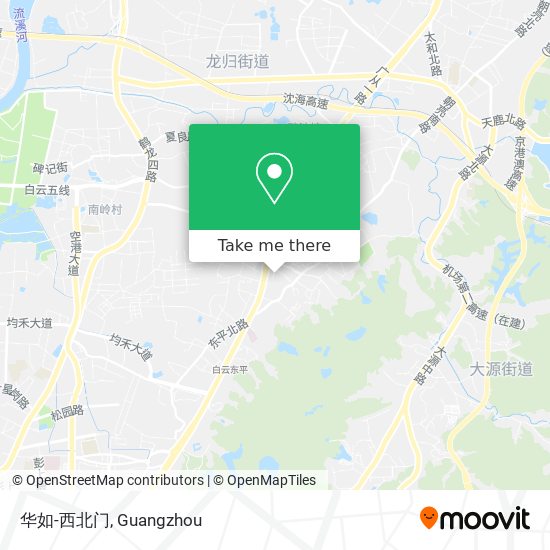 华如-西北门 map