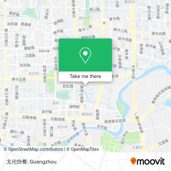戈伦快餐 map