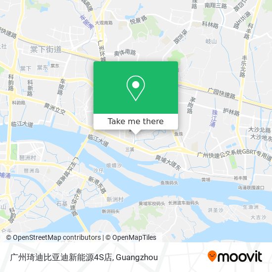 广州琦迪比亚迪新能源4S店 map