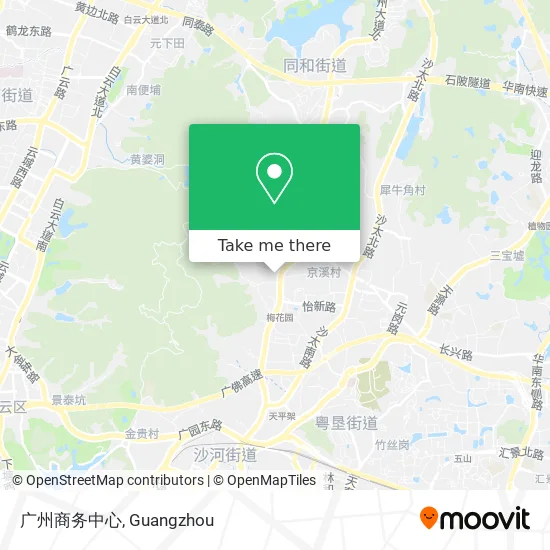 广州商务中心 map