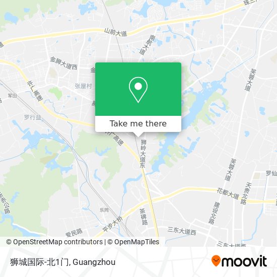 狮城国际-北1门 map