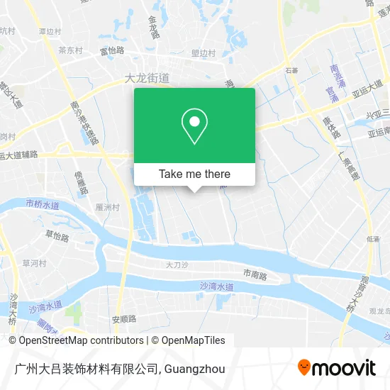 广州大吕装饰材料有限公司 map
