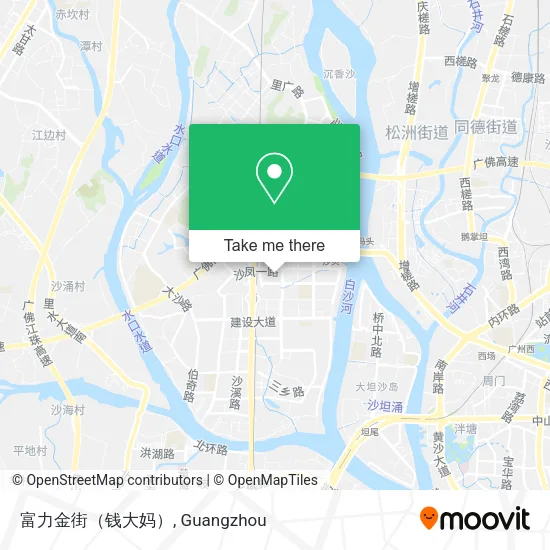 富力金街（钱大妈） map