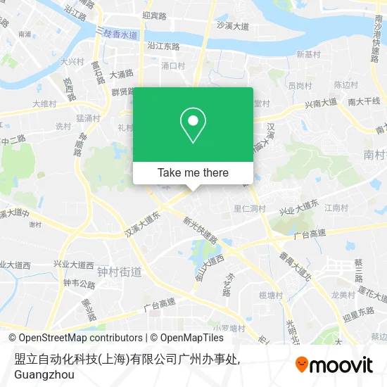 盟立自动化科技(上海)有限公司广州办事处 map