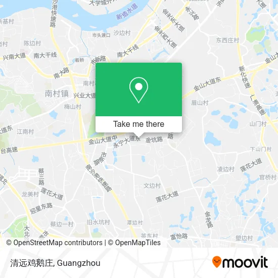 清远鸡鹅庄 map