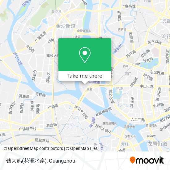 钱大妈(花语水岸) map
