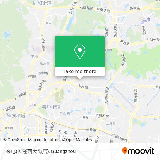 来电(长湴西大街店) map