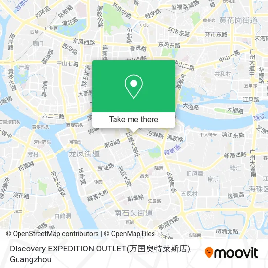DIscovery EXPEDITION OUTLET(万国奥特莱斯店) map