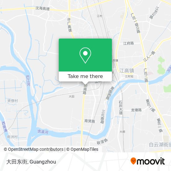 大田东街 map