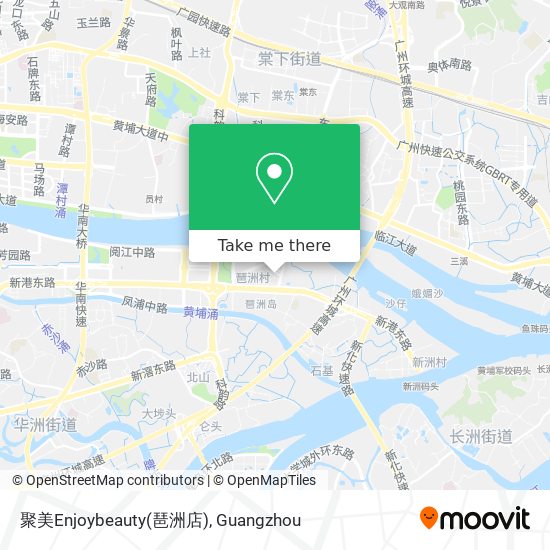 聚美Enjoybeauty(琶洲店) map