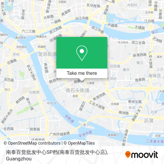 南泰百货批发中心SP档(南泰百货批发中心店) map