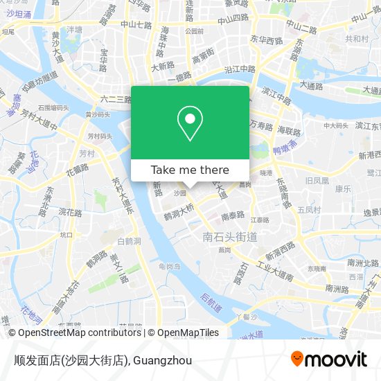 顺发面店(沙园大街店) map