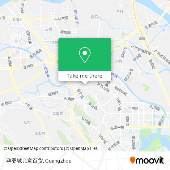 孕婴城儿童百货 map