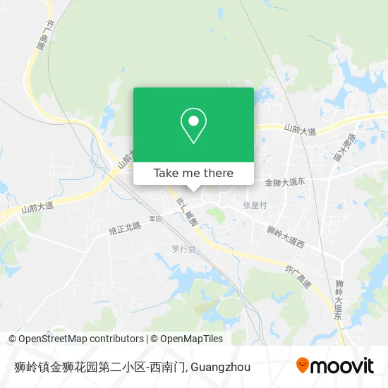 狮岭镇金狮花园第二小区-西南门 map
