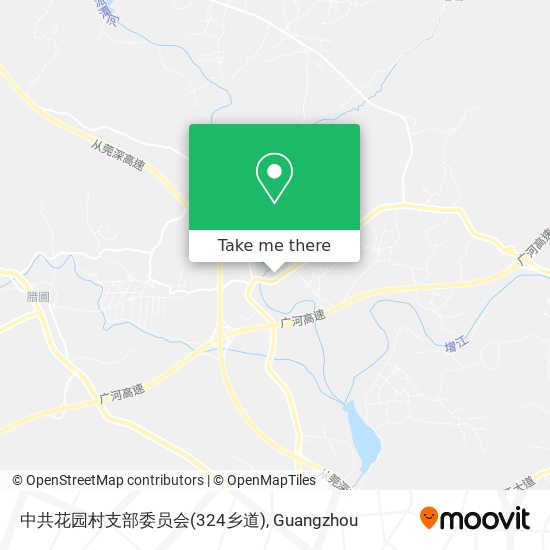 中共花园村支部委员会(324乡道) map