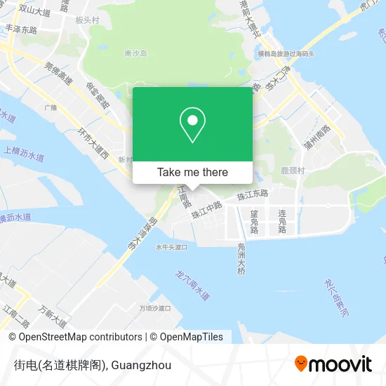 街电(名道棋牌阁) map